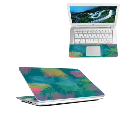 MightySkins HPCH1418-Watercolor Blue Skin for HP Chromebook 14 in. 201
