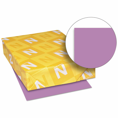 Wausau Papers 26771 8.5 x 11 Exact Brights Paper, Bright Purple