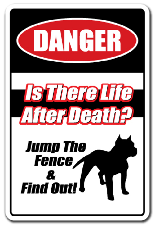SignMission Z-A-1014-Is There Life After Death 10 x 14 in. Tall Is The