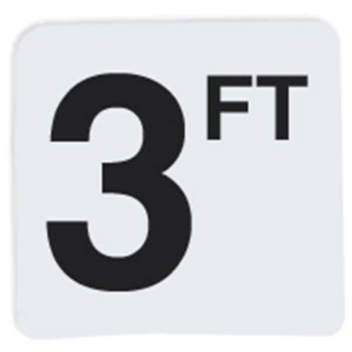 Inlays V620030 6 in. Vinyl Stickon 3 ft.