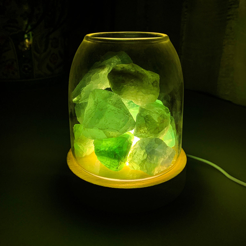 Aurora Crystal Light - Green Calcite Diffusing Essential Oil