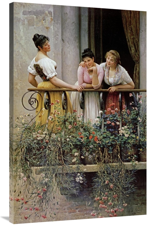 Global Gallery GCS-267536-44-142 44 in. The Balcony Art Print - Eugene
