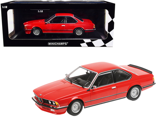1982 BMW 635 CSi Red Limited Edition to 504 pieces Worldwide 1/18