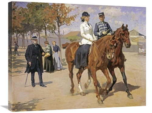Global Gallery GCS-268083-30-142 30 in. The Morning Ride Art Print - E