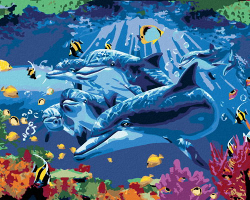 Paint by Numbers - THE UNDERWATER WORLD