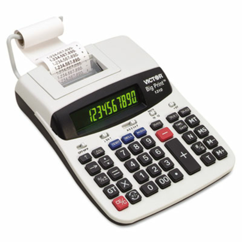 Victor 1310 1310 Big Print Desktop Calculator- 10 to 12-Digit- 2-Color