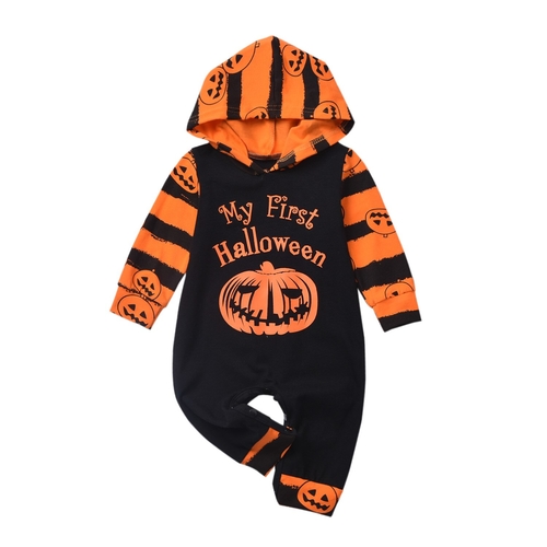 US Newborn Baby Boys First Halloween Hooded