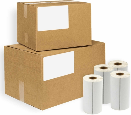 6240 Pack Direct Thermal Labels 4" x 3" Sensor Mark 0.75 Core.