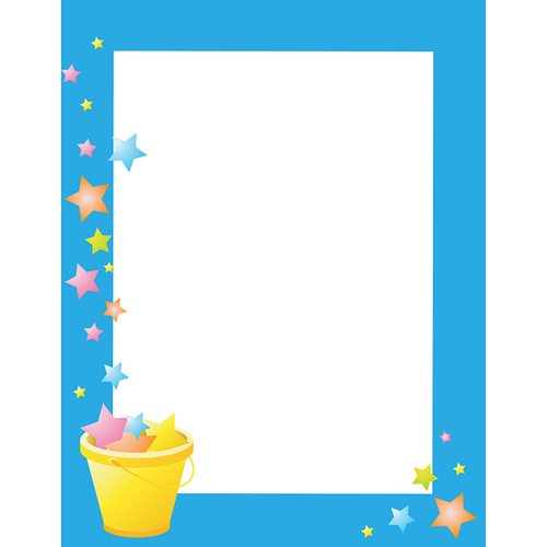 Bucket Filler Border Paper - Pack of 50