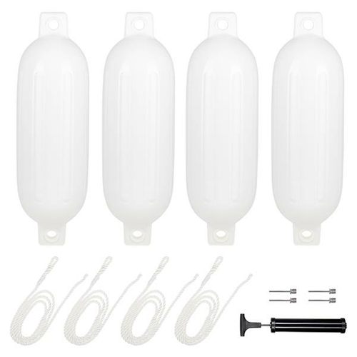 6.5"(D) x 23"(L) Outdoor Yacht Crash Float White