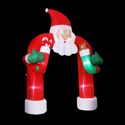 Jingle Jollys Christmas Inflatable Santa Archway 2.3M Outdoor