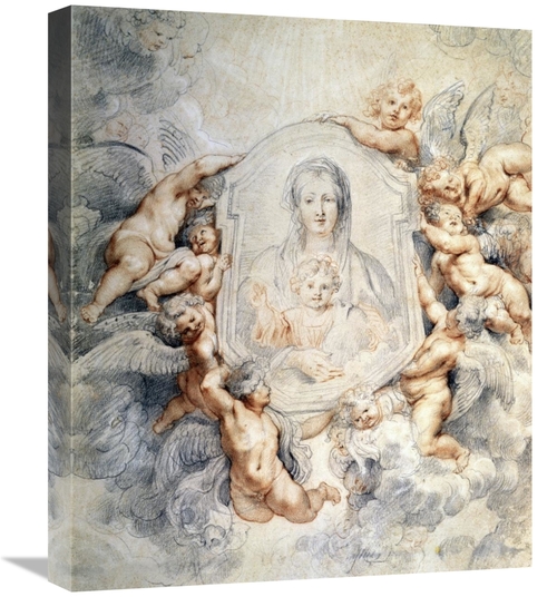 Global Gallery GCS-279915-22-142 22 in. Image of the Virgin Portrayed 