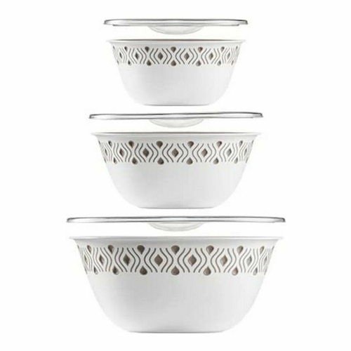 Bowl Stefanplast 55200 Beige Plastic (3 Pieces)