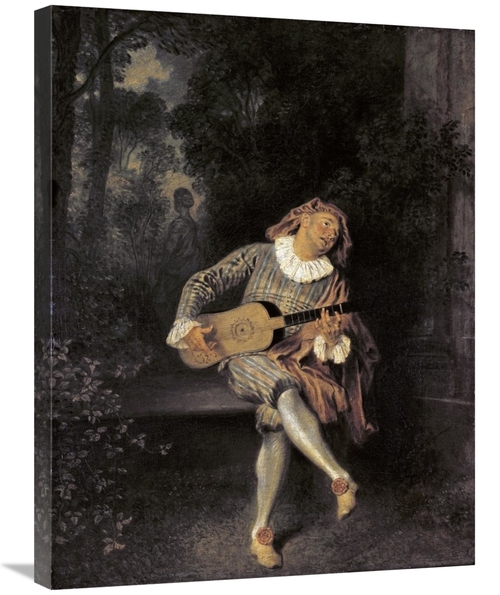 Global Gallery GCS-281490-30-142 30 in. Mezzetin Art Print - Jean-Anto