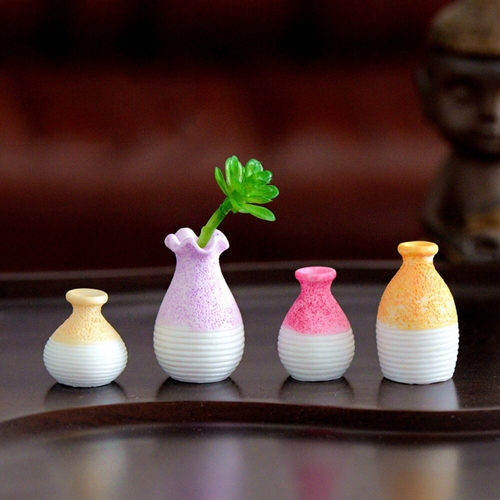 1PC Micro Landscape Fairy Garden Flowerpot Resin