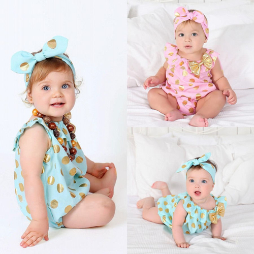 2016 new design Infant Baby Girls clothes summer