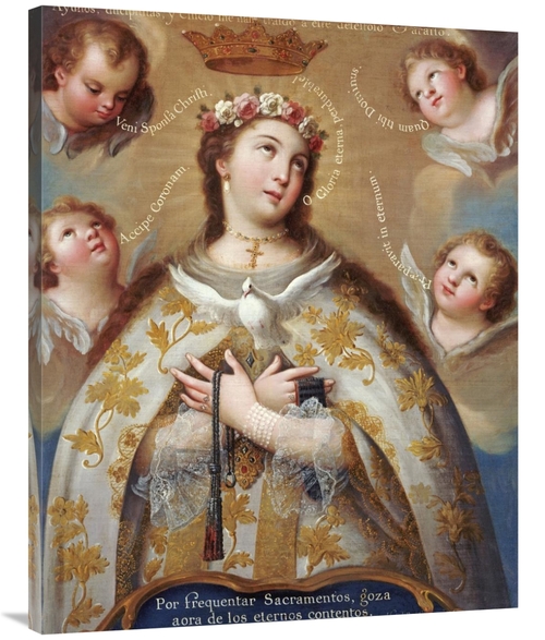 Global Gallery GCS-267925-40-142 40 in. Coronation of the Virgin Art P