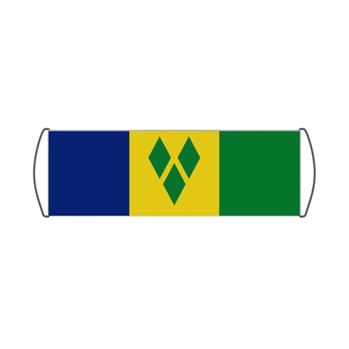 Bannière de défilement Drapeau de Saint-Vincent-et-les-Grenadines