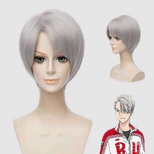 Anime YURI on ICE Victor Nikiforov Wig Heat