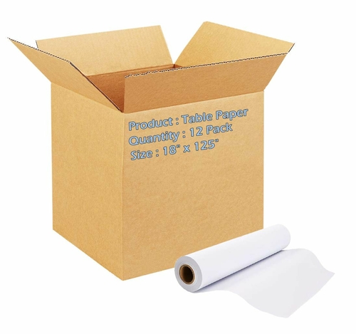 Table Paper. 12 rolls of Polybacked Exam Table paper 18 inch x 125
