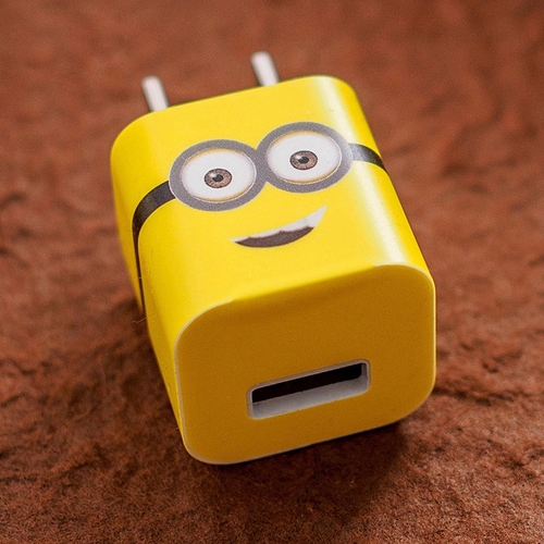 Minions iPhone Charger Stickers