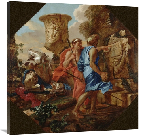 Global Gallery GCS-460059-3636-142 36 x 36 in. Arcadian Shepherds Art 