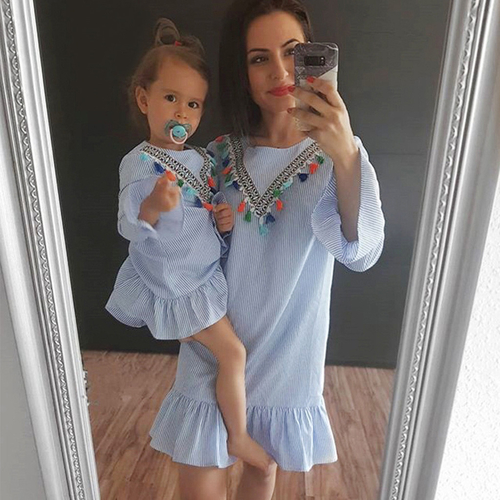 2018 Summer Cute Family Clothes Mother Daughter