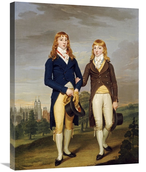 Global Gallery GCS-267629-30-142 30 in. Portrait of Two Eton Schoolboy