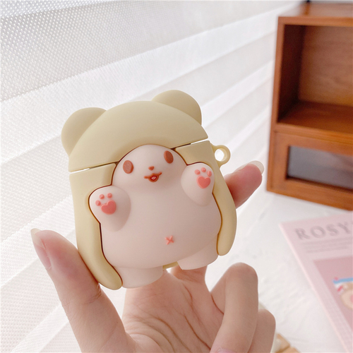 Mantle bear airpods 3 case soft cute bear case