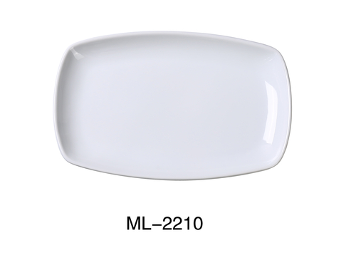 Yanco ML-2210 Mainland 9 3/4" X 6 1/4 X 1" RECTANGULAR PLATE WITH