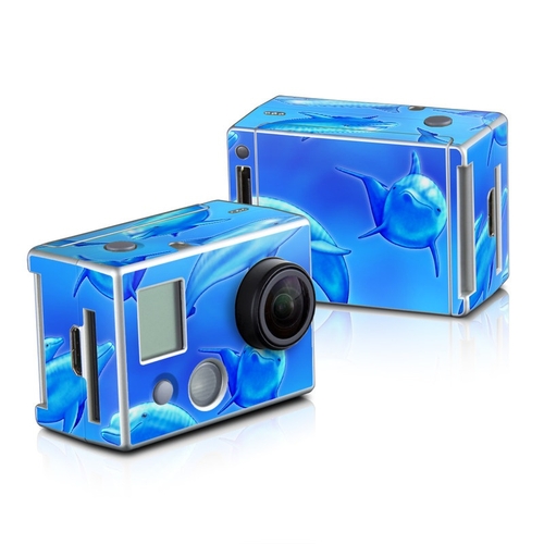 DecalGirl GPH2-SDOLPHINS GoPro HD Hero2 Skin - Swimming Dolphins