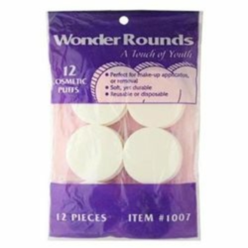 Advanced Enterprises 1007 Wonder Round Cosmetic Sponge - 12 Count