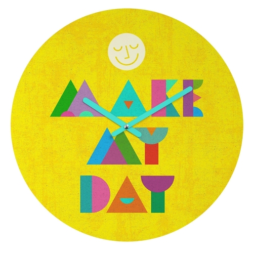 Main MAKE MY DAY WALL CLOCK image