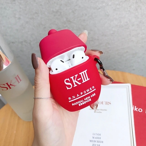 SK-III AirPods Case Cute Soft Headphone Case 