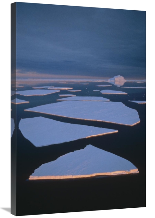 Global Gallery GCS-451223-2436-142 24 x 36 in. Broken Fast Ice Under M