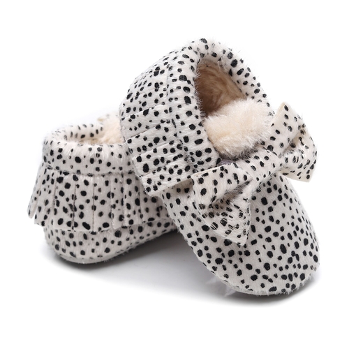 Newborn Moccasins Infant Boys Girls Thick Fur