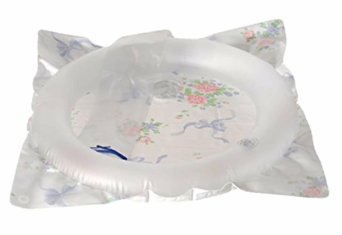 Dukal Inflatable Hair Rinse Tray for Bedside 21" x 3". Portable Heavy