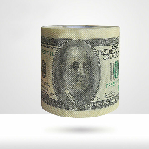 6 Rolls Banknote Toilet Paper Roll