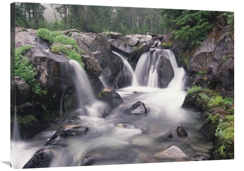 Global Gallery GCS-452045-3040-142 30 x 40 in. Paradise River Cascade&