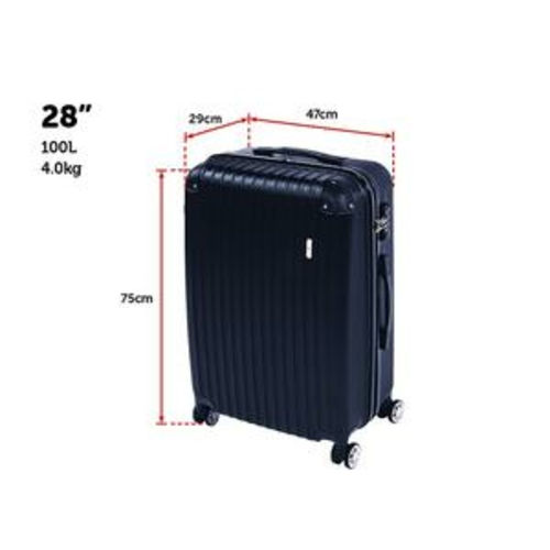 Delegate Suitcases Luggage Set 20" 24" 28"Carry On Trolley TSA Travel