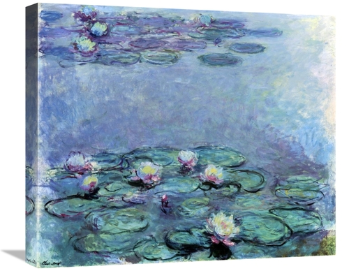Global Gallery GCS-278742-22-142 22 in. Water Lilies - Nympheas 1914-1