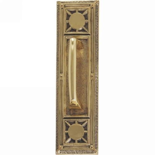 Brass Accents A04-P7201-MSS-610 Nantucket Pull Plate with Mission Pull