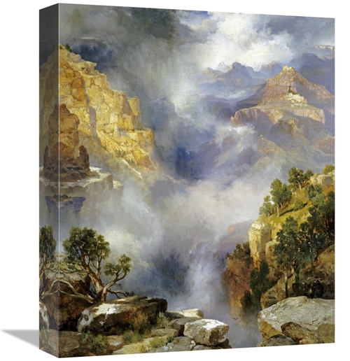 16 in. Mist in the Canyon Art Print - Thomas Moran
