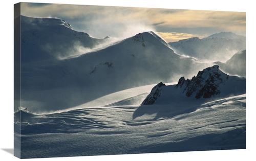 Global Gallery GCS-453401-2030-142 20 x 30 in. Windblown Snow At Dawn 