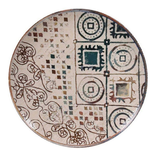 Flat plate La Mediterránea Creta Porcelain (ø 26 x 2 cm)