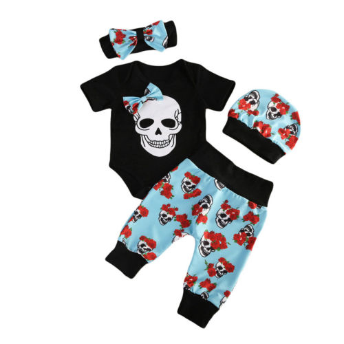 Halloween Newborn Infant Baby Boy Short Sleeve