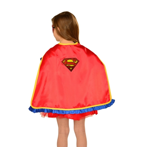 BuySeasons 283786 Girls Supergirl Cape, One Size