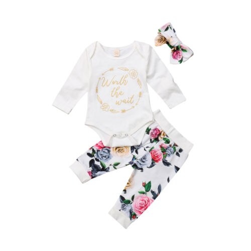 Newborn Infant Baby Girl Cotton Romper