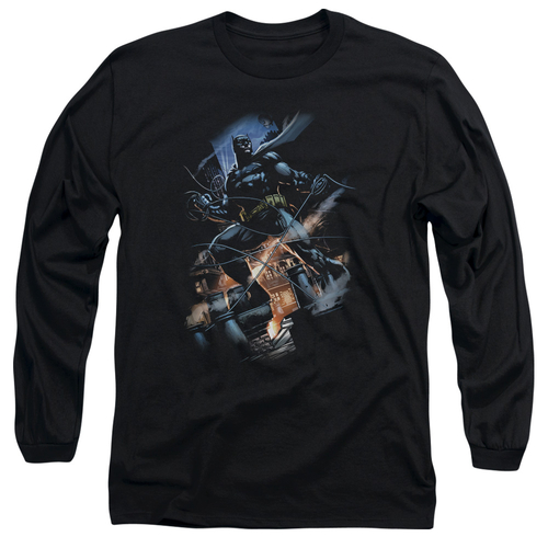 Trevco BM2488-AL-6 Batman & Gotham Knight Adult Cotton Long Sleeve 18-