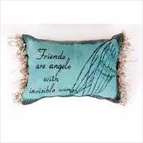 Manual Woodworkers & Weavers 111618 Pillow Friends Are Angels 12.5 x 8